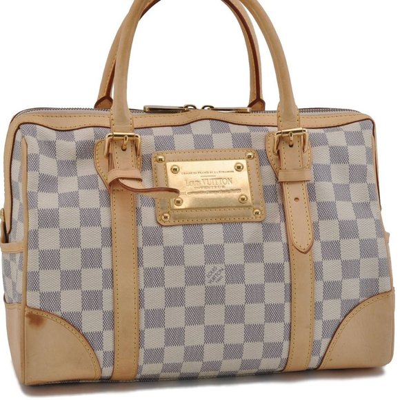 Berkeley Damier Azur Hand Bag - Picture 1 of 11